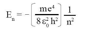 Energy of electron in Bohr orbit