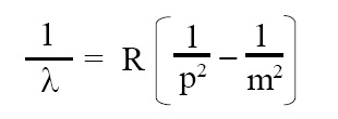 Bohr’s formula for hydrogen spectrum