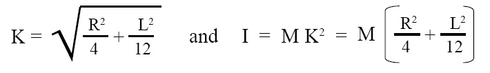 K and I of Solid Cylinder