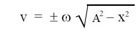 Velocity in SHM