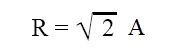 Value of R