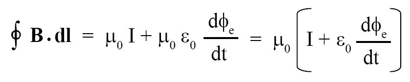 Displacement current, Ampere’s circuital law