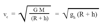 expression-for-critical-speed-of-satellite